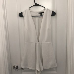 Forever 21 white romper
